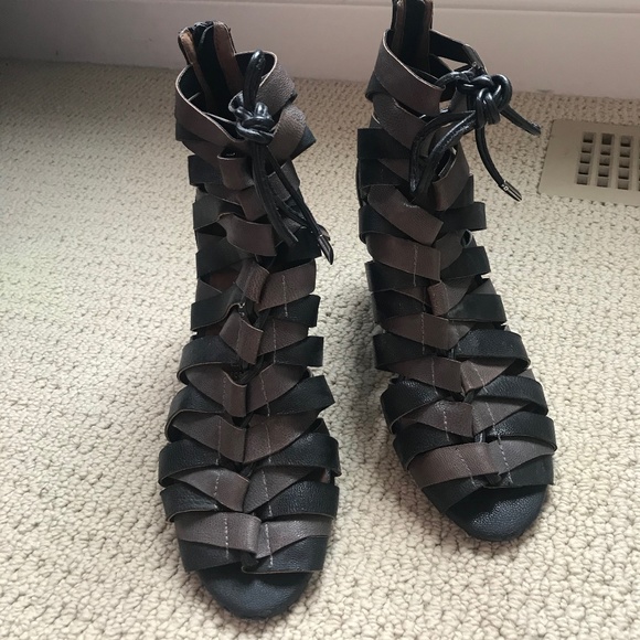 Jeffrey Campbell Ibiza Last Strappy Sandal Heels - Picture 3 of 4